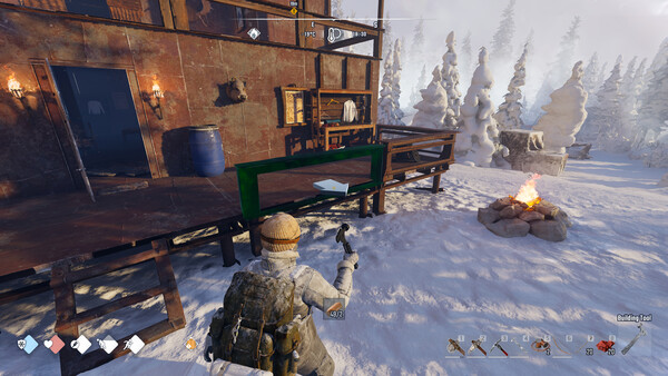 Official Steam Permafrost game media showing a survival location